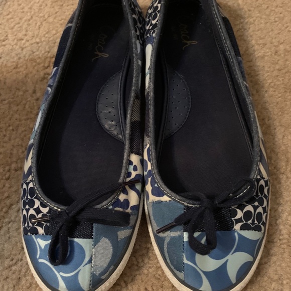 Coach slip on shoes